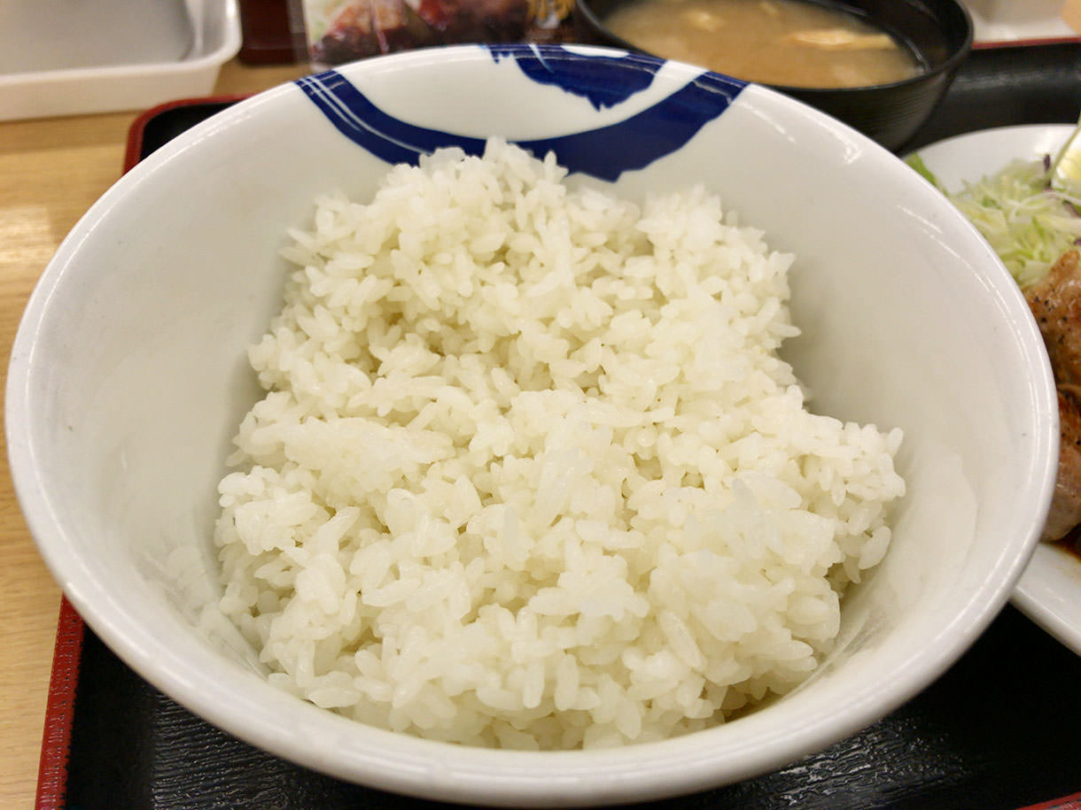 松屋のライス大盛り