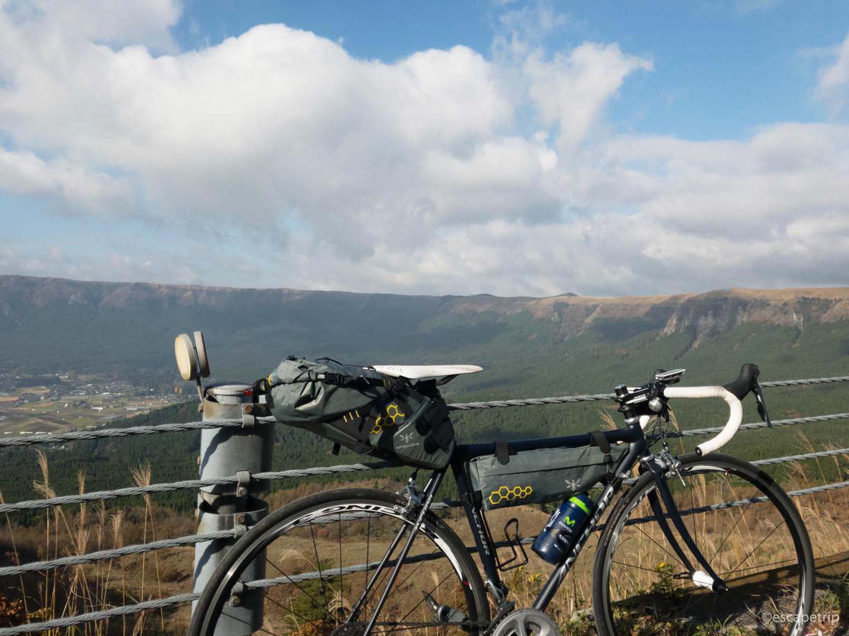 自転車のバイクパッキング例