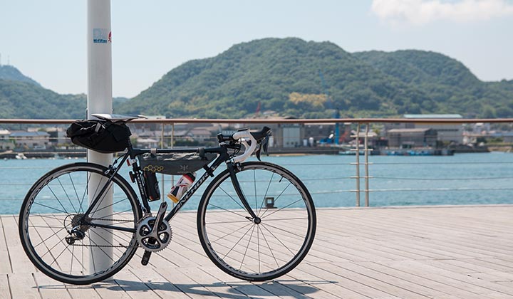 しまなみ海道サイクリング記事のアイキャッチ