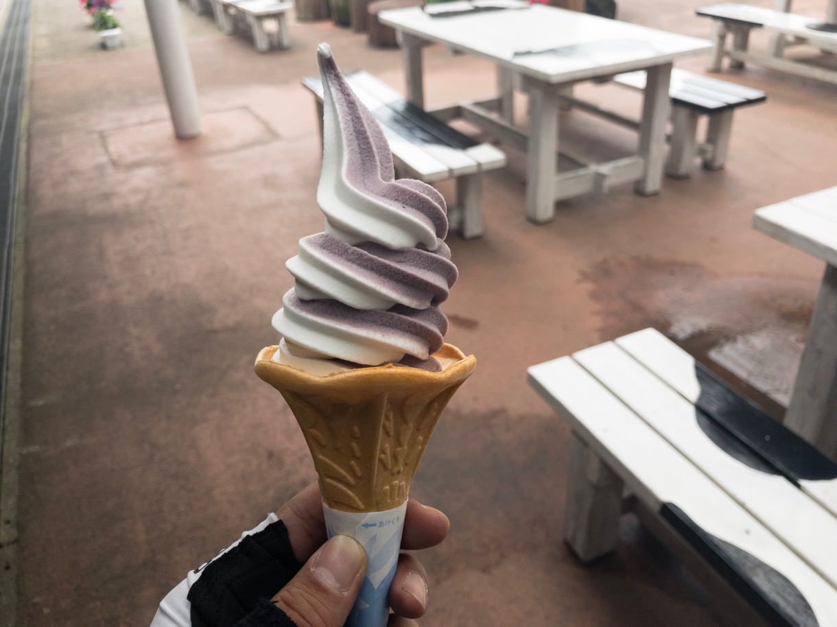 阿蘇ミルク牧場のソフトクリーム