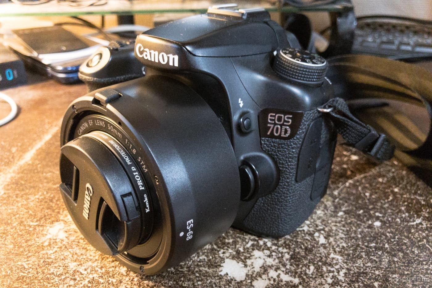 カメラ デジタルカメラ キヤノン「EF50mm F1.8 STM」のレンズフード購入。安い互換品を買って 