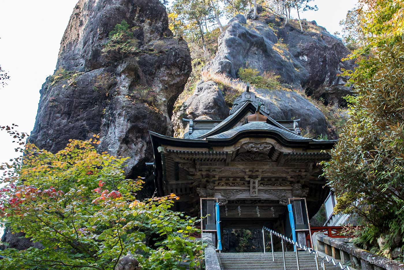 榛名神社の奇岩、巨岩