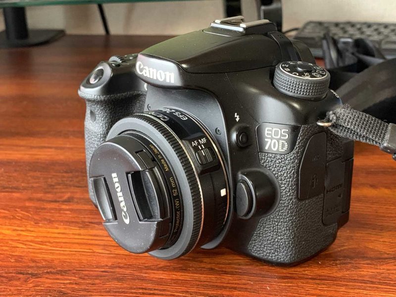 パンケーキレンズキヤノン EF-S 24mm f2.8 STM単焦点レンズ - カメラ