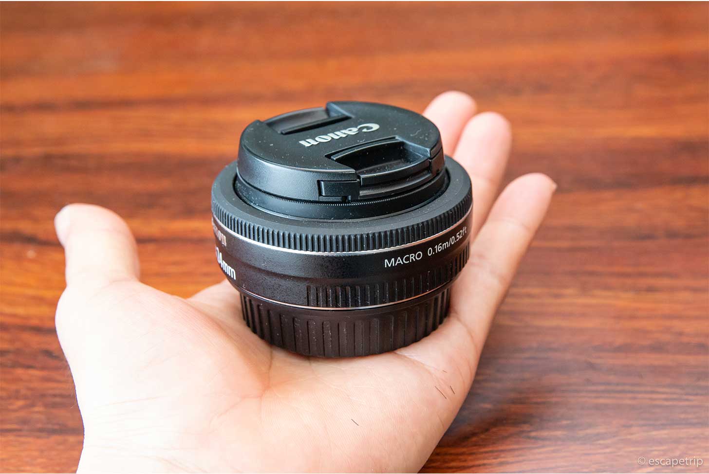 Canon単焦点レンズ EFS24mm f2.8stm パンケーキレンズ - 5