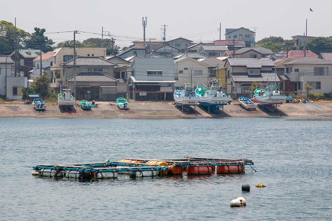 三浦半島の漁村