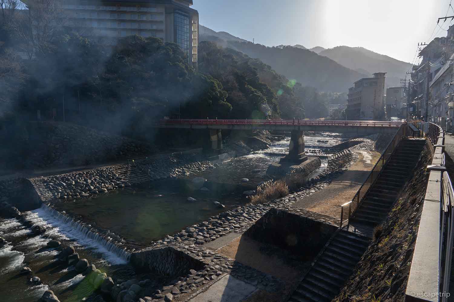 箱根湯本のあじさい橋