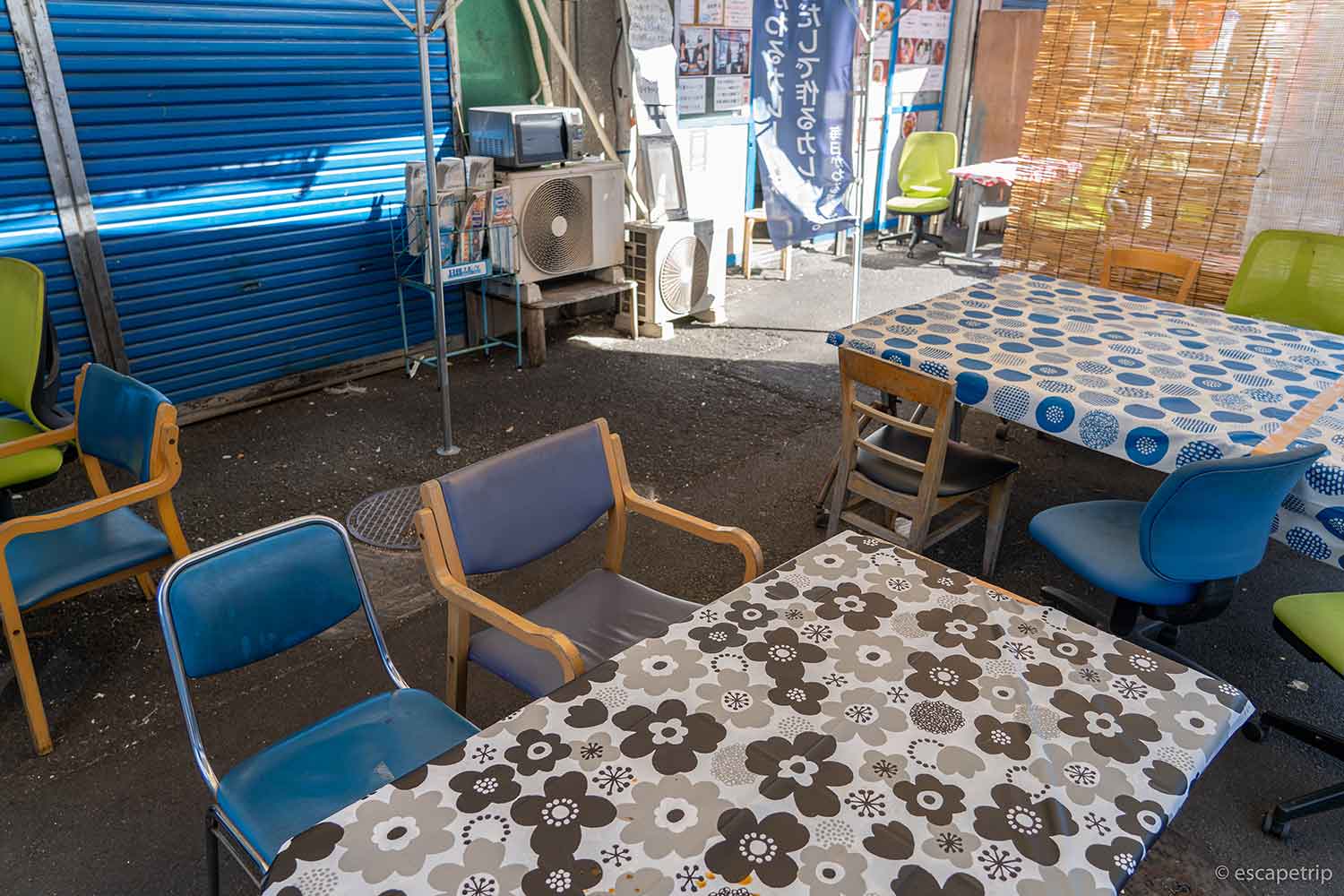 横浜魚市場卸協同組合 厚生食堂の座席