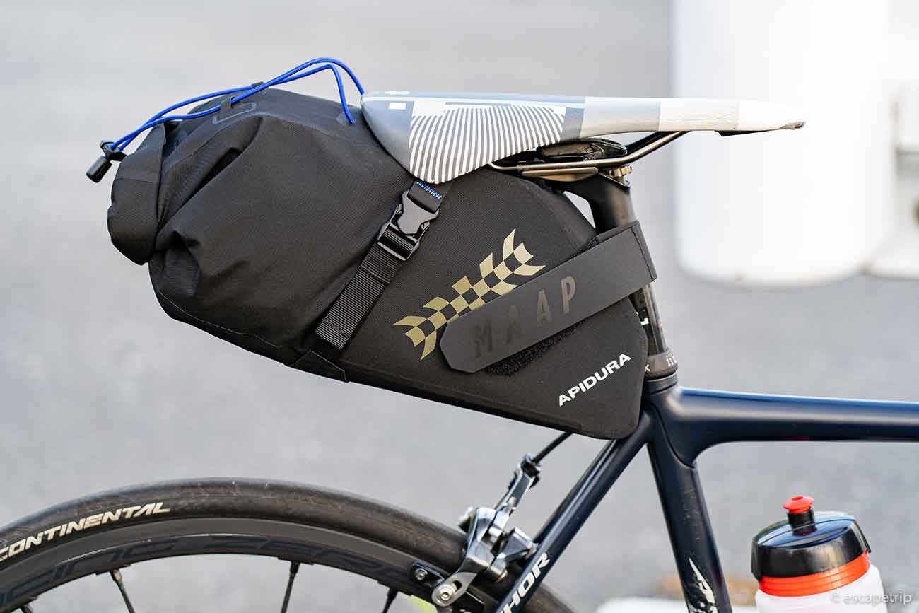 MAPP × Apidura」コラボのサドルバッグ購入。ちょうどいい容量7L、あっ