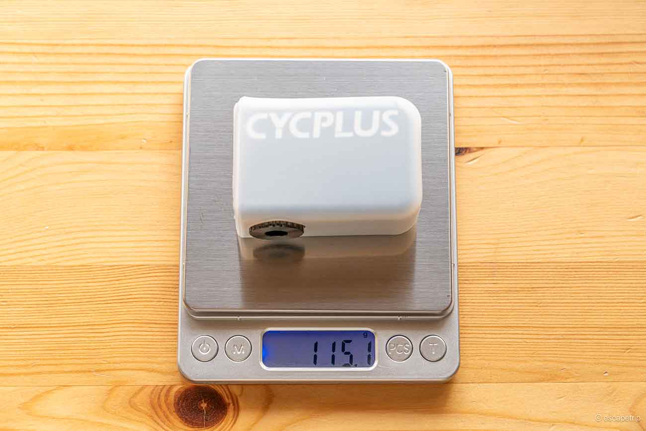 CYCPLUS AS2の重さカバー付き